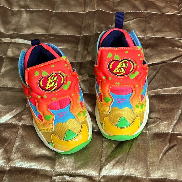 JELLY BELLY INSTAPUMP FURY RETRO YELLOW/NEON CHERRY/BLUE BLINK' - Picture 1 of 8